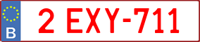 Truck License Plate